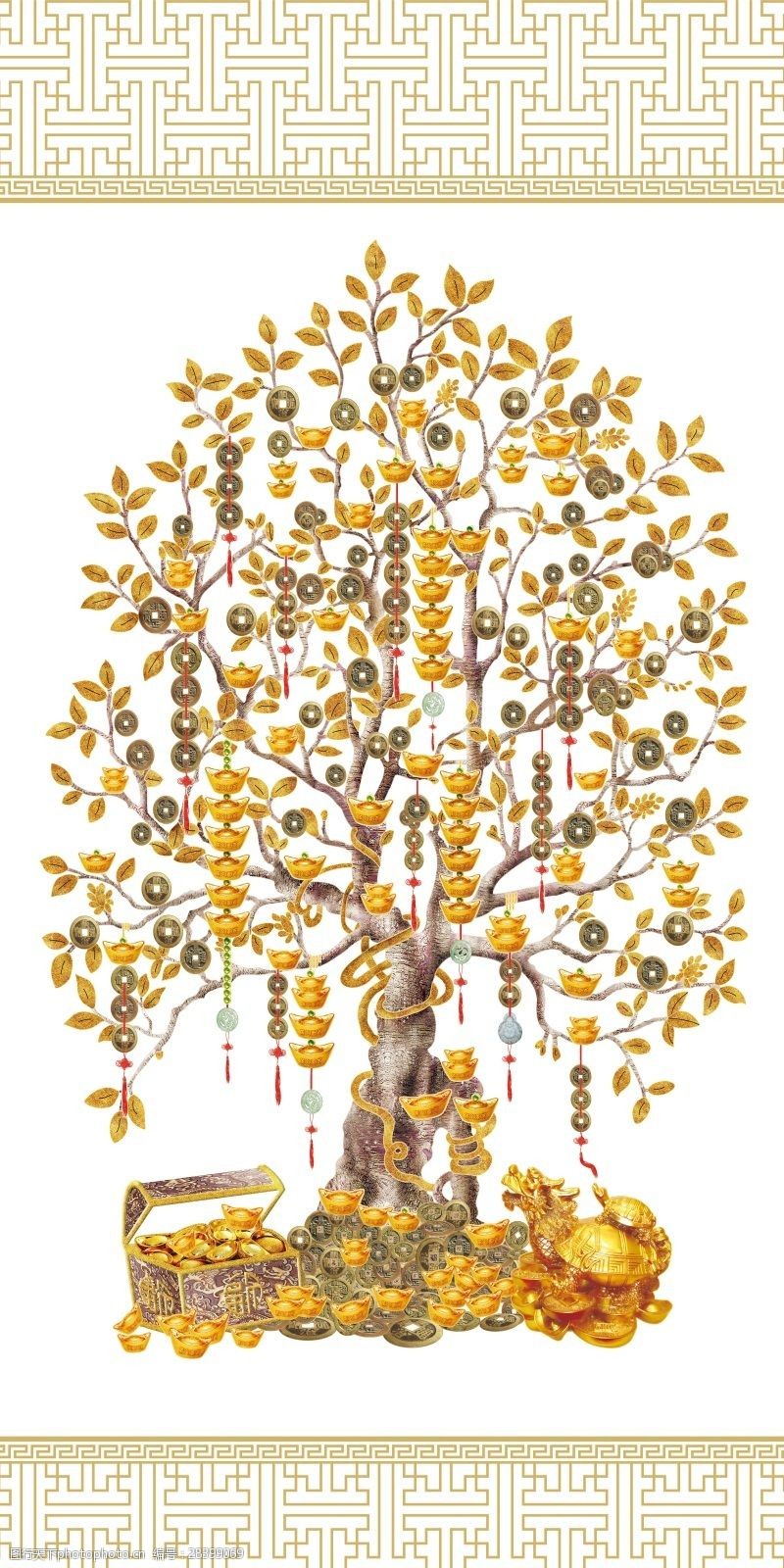 西墙适合挂摇钱树的画吗（西墙适合挂摇钱树的画吗图片）