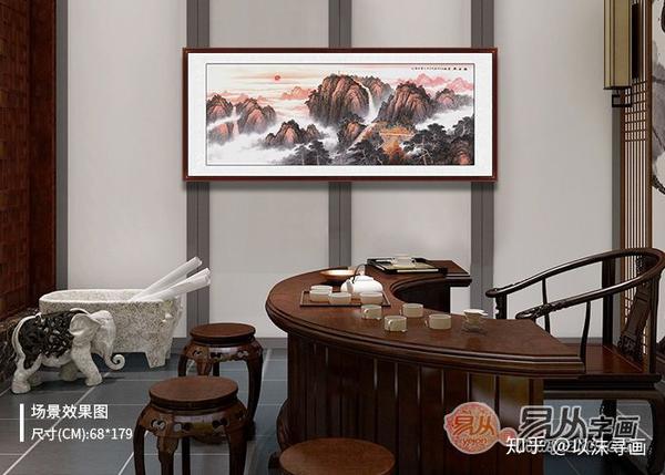 娱乐室挂山水画（娱乐室挂山水画图片）