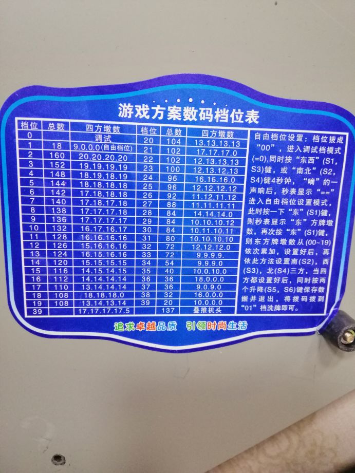 麻将机档位怎么挂的快些（麻将机在上面调档位怎么按）